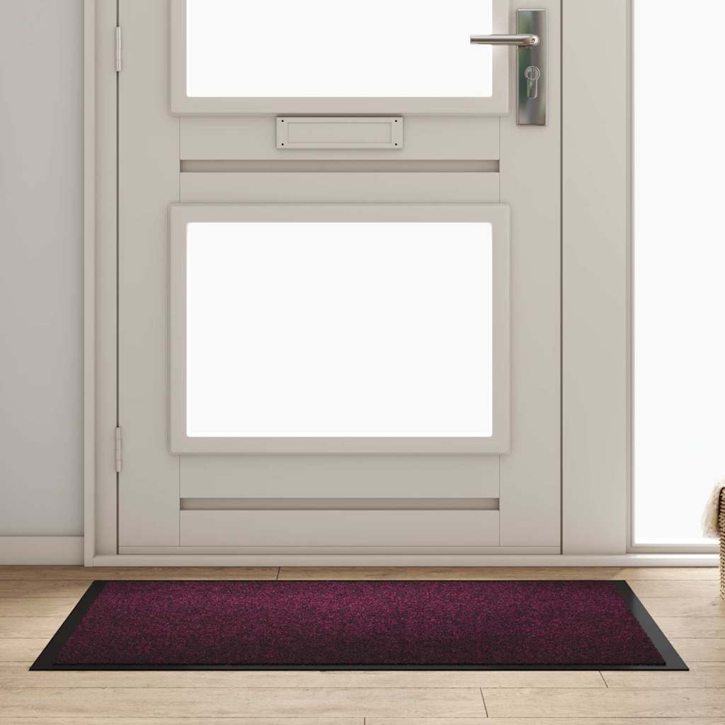 Fußmatte Bordeaux 80 x 120 cm Teddystoff