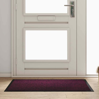 Fußmatte Bordeaux 80 x 120 cm Teddystoff