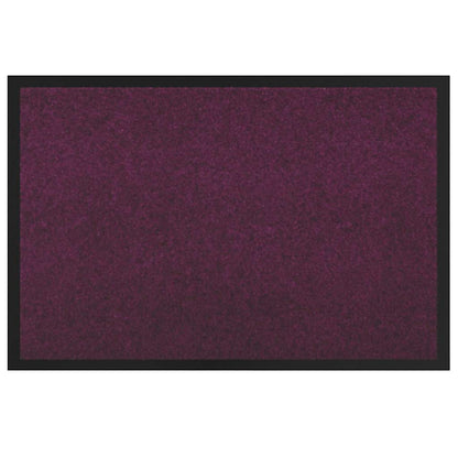 Fußmatte Bordeaux 80 x 120 cm Teddystoff