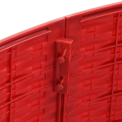 Weihnachtsbaumrock Rot Ø 65 x 24 cm Kunststoff