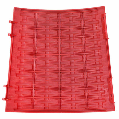 Weihnachtsbaumrock Rot Ø 65 x 24 cm Kunststoff