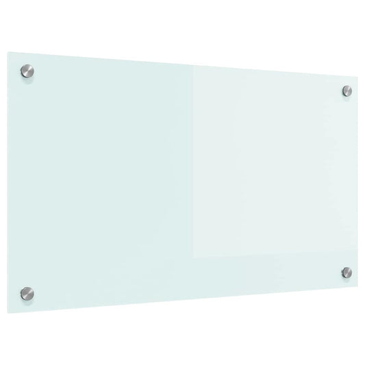 Küchenrückwand Weiß 70 x 40 cm Gehärtetes Glas