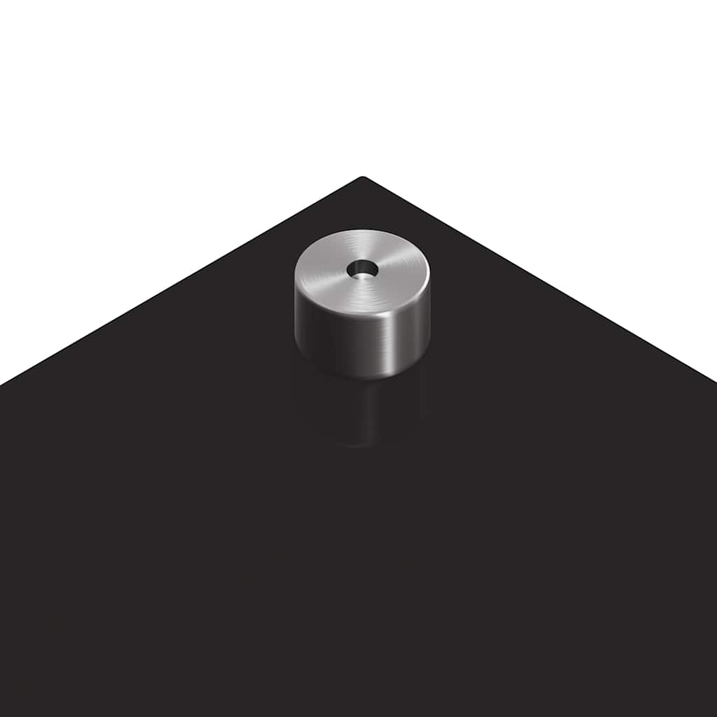 Küchenrückwand Schwarz 70 x 50 cm Gehärtetes Glas