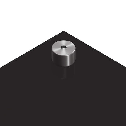 Küchenrückwand Schwarz 70 x 50 cm Gehärtetes Glas