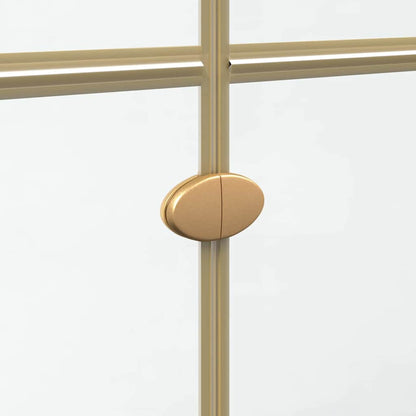 Walk-in Duschwand Gold 70 x 6.5 x 190 cm Energiesparendes Glas