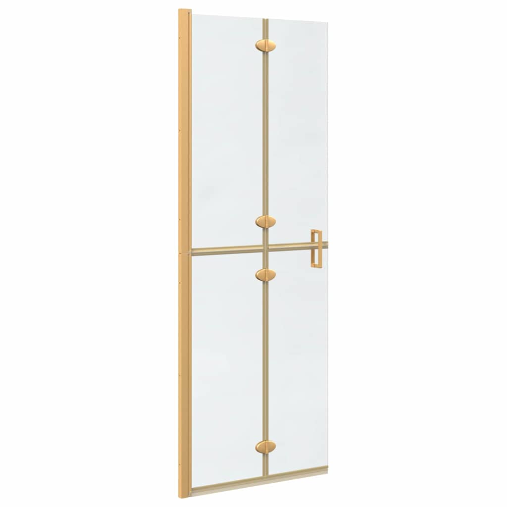 Walk-in Duschwand Gold 70 x 6.5 x 190 cm Energiesparendes Glas