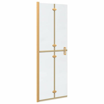 Walk-in Duschwand Gold 70 x 6.5 x 190 cm Energiesparendes Glas