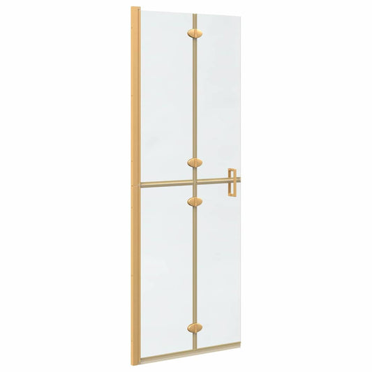 Walk-in Duschwand Gold 70 x 6.5 x 190 cm Energiesparendes Glas
