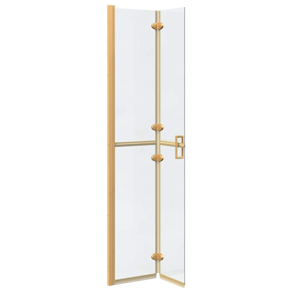Walk-in Duschwand Gold 70 x 6.5 x 190 cm Energiesparendes Glas