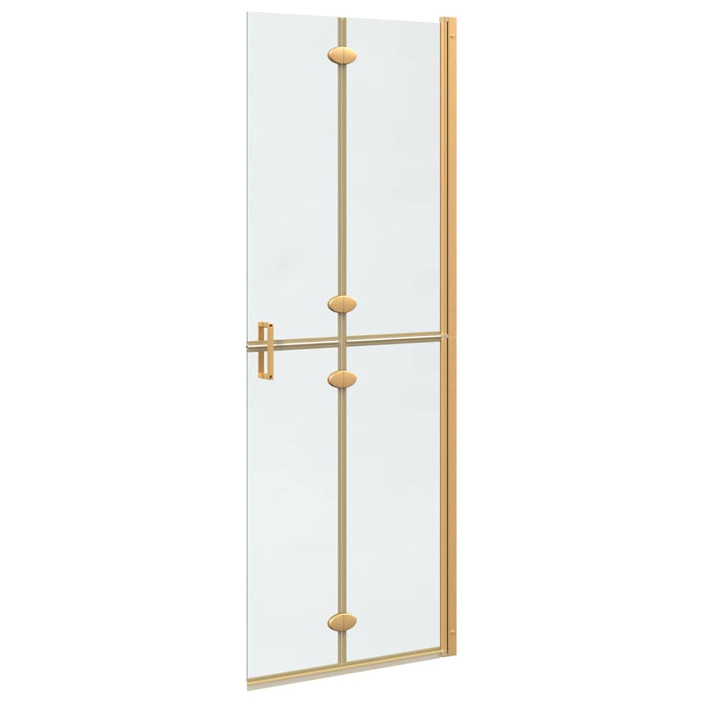 Walk-in Duschwand Gold 70 x 6.5 x 190 cm Energiesparendes Glas