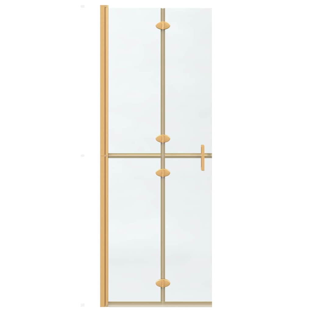 Walk-in Duschwand Gold 70 x 6.5 x 190 cm Energiesparendes Glas