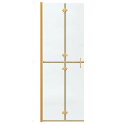 Walk-in Duschwand Gold 70 x 6.5 x 190 cm Energiesparendes Glas