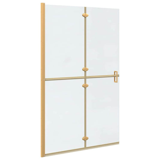Walk-in Duschwand Gold 120 x 6,5 x 190 cm Energiesparendes Glas