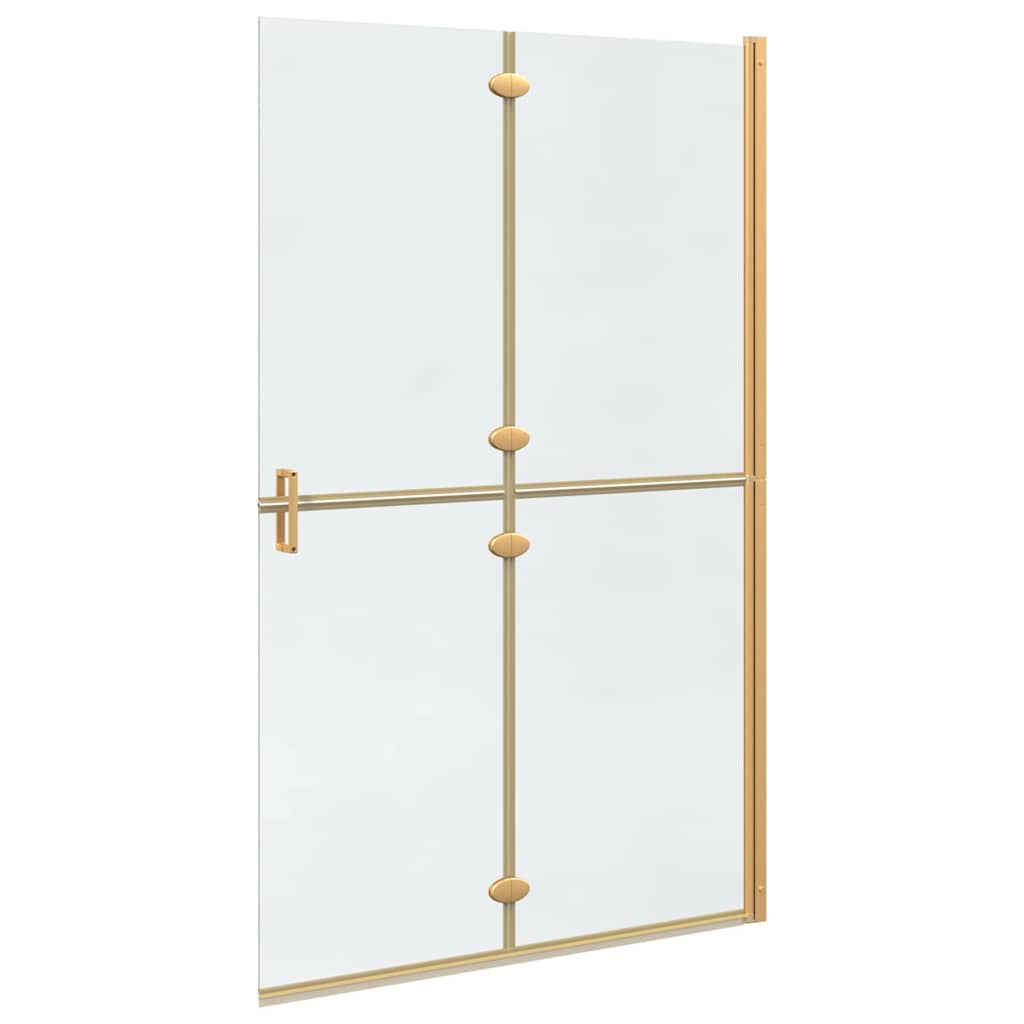 Walk-in Duschwand Gold 120 x 6,5 x 190 cm Energiesparendes Glas