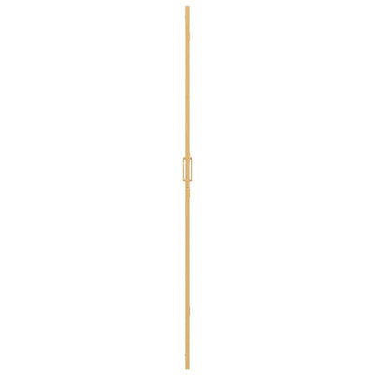 Walk-in Duschwand Gold 120 x 6,5 x 190 cm Energiesparendes Glas