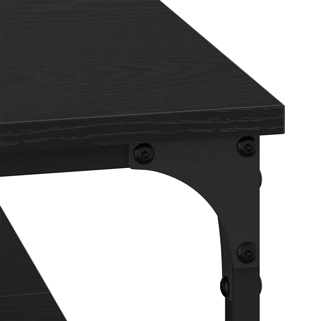 Couchtisch Schwarze Eiche 80 x 80 x 40 cm Holzwerkstoff
