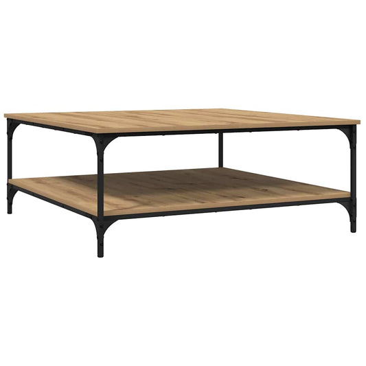 Couchtisch Eiche handwerklich 100 x 100 x 40 cm Holzwerkstoff