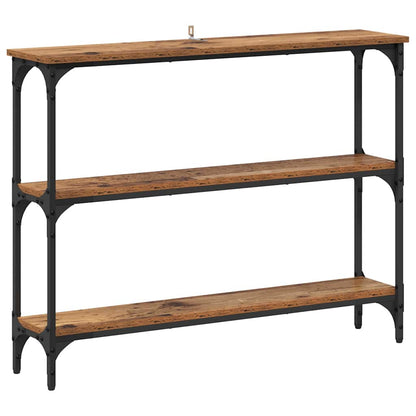 Konsolentisch Altholz 100 x 22,5 x 75 cm Holzwerkstoff