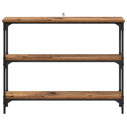 Konsolentisch Altholz 100 x 22,5 x 75 cm Holzwerkstoff