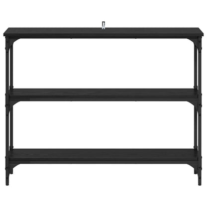 Konsolentisch Schwarze Eiche 100 x 22,5 x 75 cm Holzwerkstoff