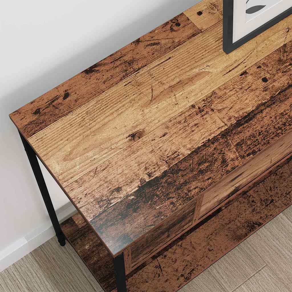 Konsolentisch Altholz 100 x 34.5 x 75 cm Holzwerkstoff