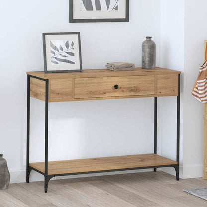 Konsolentisch Other Eiche handwerklich 100 x 34.5 x 75 cm