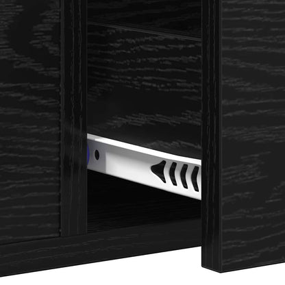 Konsolentisch Schwarze Eiche 100 x 34.5 x 75 cm Holzwerkstoff
