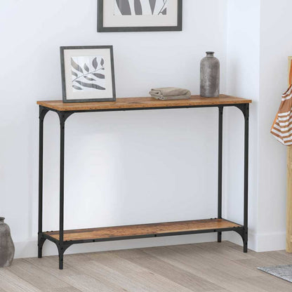 Konsolentisch Altholz 101 x 30.5 x 75 cm Holzwerkstoff