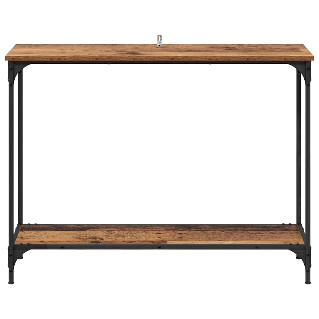 Konsolentisch Altholz 101 x 30.5 x 75 cm Holzwerkstoff