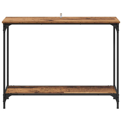 Konsolentisch Altholz 101 x 30.5 x 75 cm Holzwerkstoff