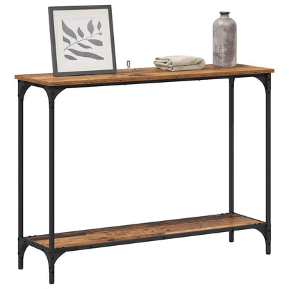 Konsolentisch Altholz 101 x 30.5 x 75 cm Holzwerkstoff