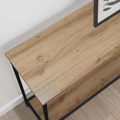 Konsolentisch Artisan-Eiche 101 x 30.5 x 75 cm Holzwerkstoff