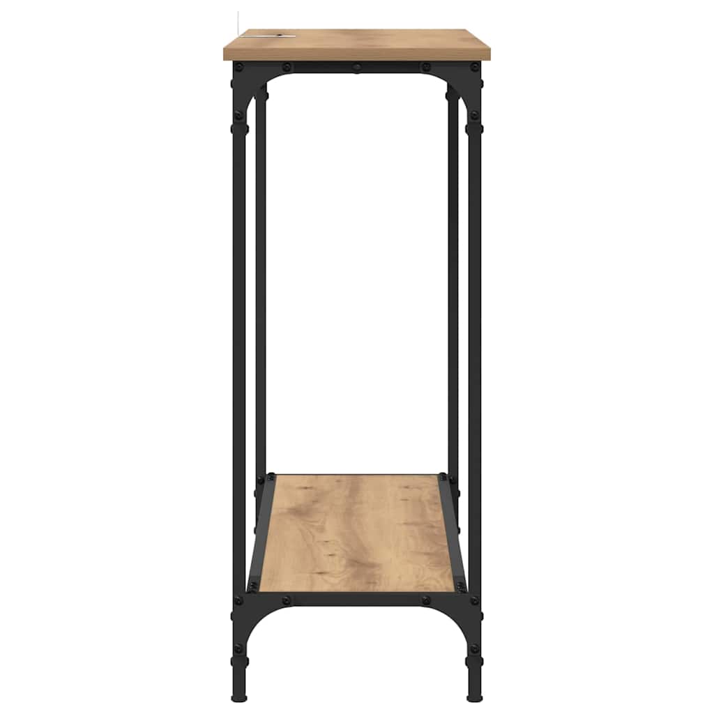 Konsolentisch Artisan-Eiche 101 x 30.5 x 75 cm Holzwerkstoff