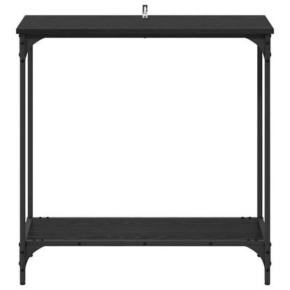 Konsolentisch Schwarze Eiche 75 x 30.5 x 75 cm Holzwerkstoff