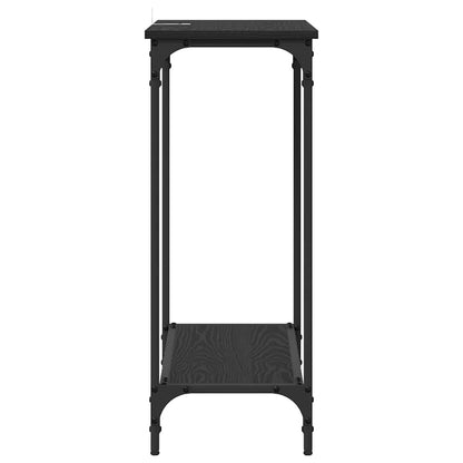Konsolentisch Schwarze Eiche 75 x 30.5 x 75 cm Holzwerkstoff
