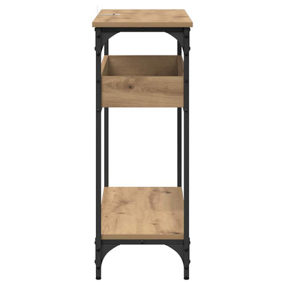 Konsolentisch Eiche handwerklich 100 x 29 x 75 cm Holzwerkstoff