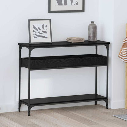 Konsolentisch Schwarze Eiche 100 x 29 x 75 cm Holzwerkstoff