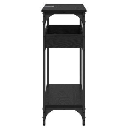Konsolentisch Schwarze Eiche 100 x 29 x 75 cm Holzwerkstoff