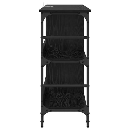Sideboard Schwarz 102 x 32 x 73.5 cm Holzwerkstoff
