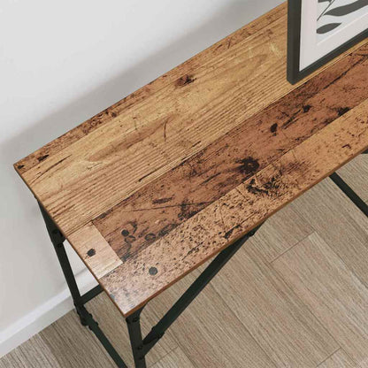 Konsolentisch Altholz 140 x 29 x 75 cm Holzwerkstoff