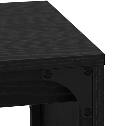 Nesting Couchtisch 3 pcs Schwarz Eichen-Optik 60 x 35 x 56 cm