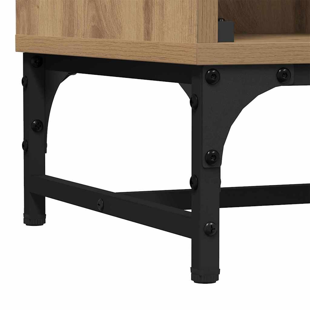 Hochboard Artisan-Eiche 35 x 37 x 117 cm Holzwerkstoff