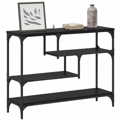Konsolentisch Schwarze Eiche 100 x 30 x 75 cm Holzwerkstoff