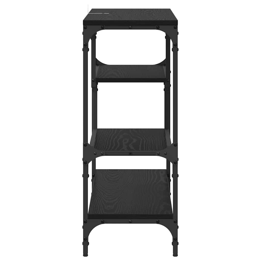 Konsolentisch Schwarze Eiche 100 x 30 x 75 cm Holzwerkstoff