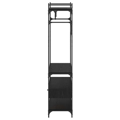 Kleiderschrank Schwarze Eiche 89 x 39 x 184.5 cm Holzwerkstoff