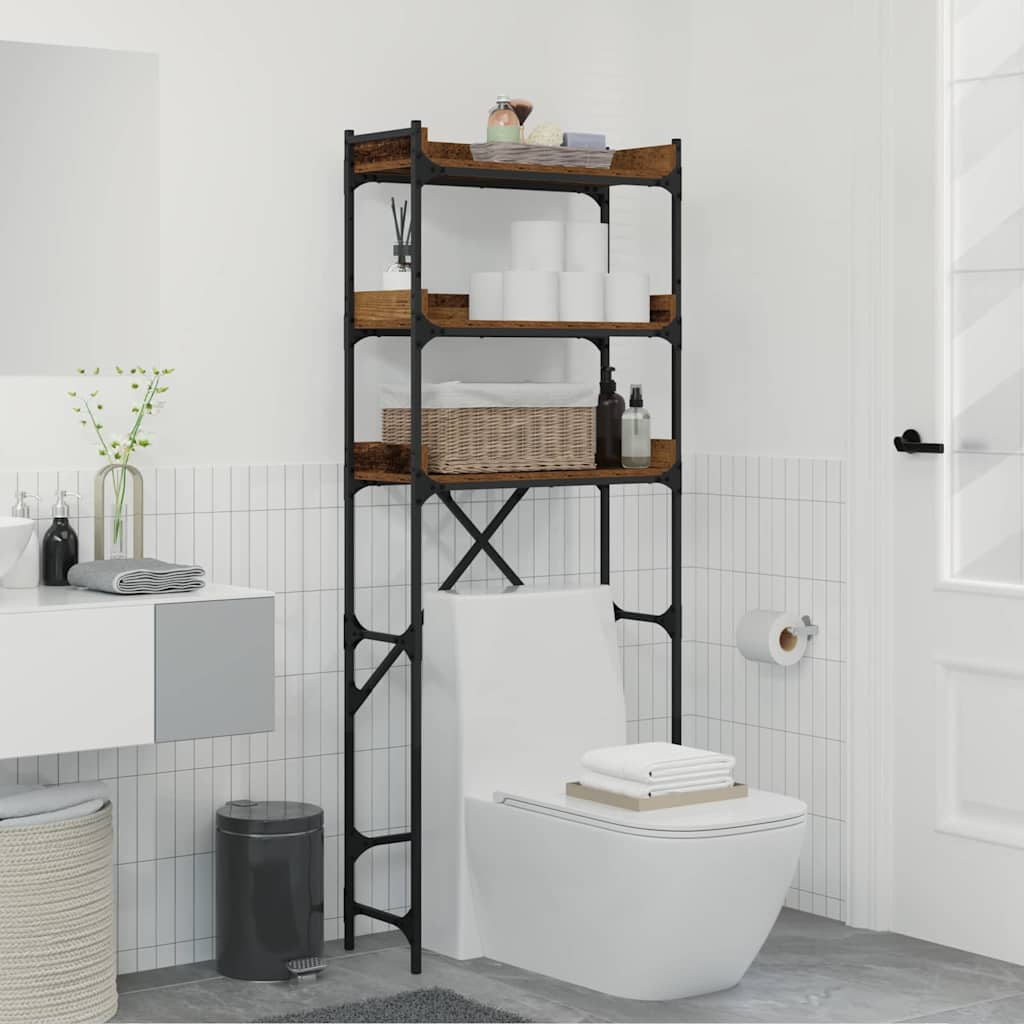 Waschmaschinenregal Altholz 67 x 25 x 163 cm Holzwerkstoff