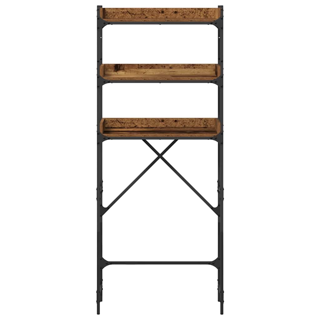 Waschmaschinenregal Altholz 67 x 25 x 163 cm Holzwerkstoff