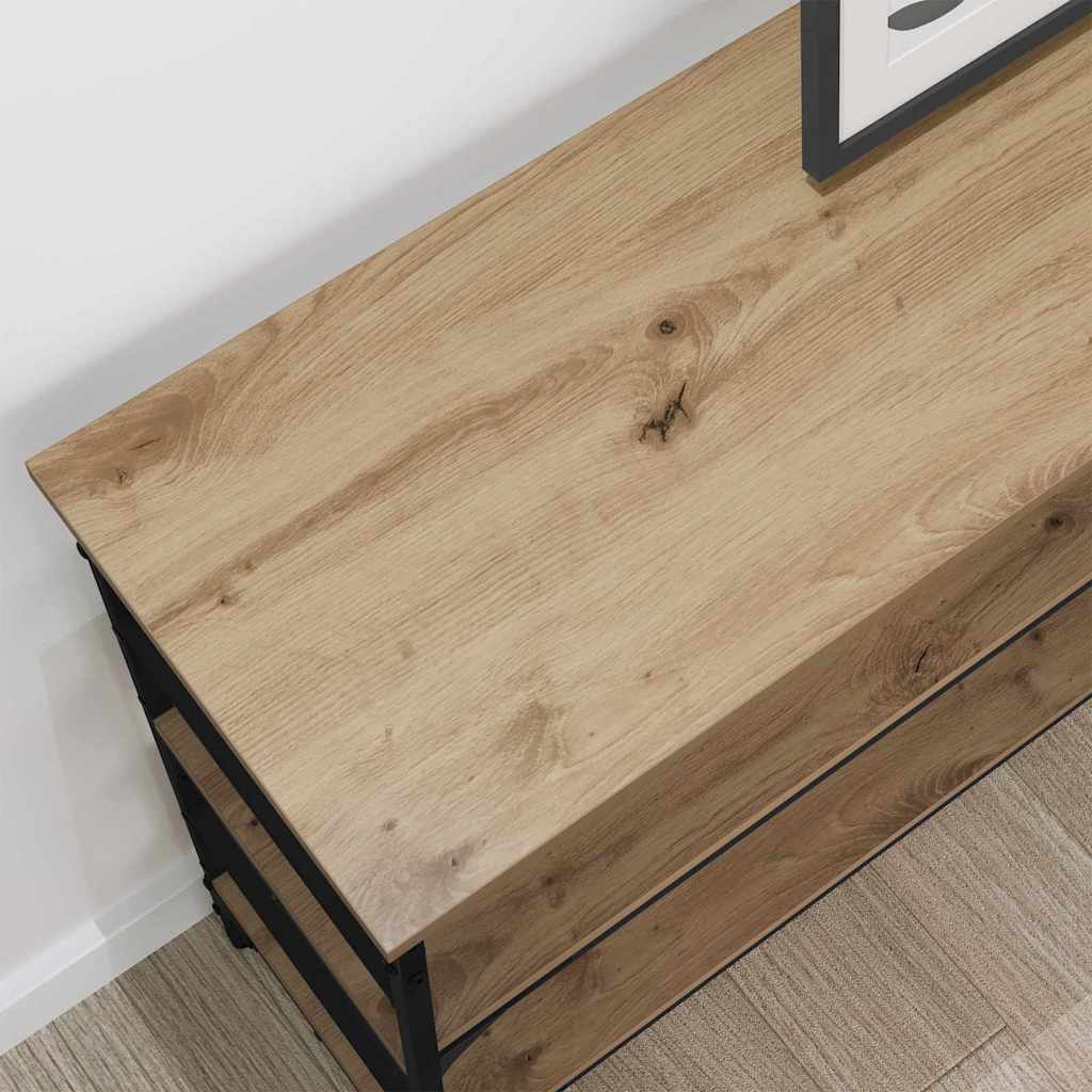 Konsolentisch Artisan-Eiche 100 x 32 x 75 cm Holzwerkstoff