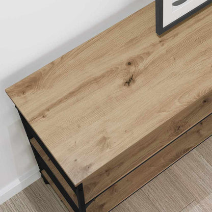 Konsolentisch Artisan-Eiche 100 x 32 x 75 cm Holzwerkstoff