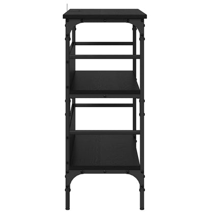 Konsolentisch Schwarze Eiche 100 x 32 x 75 cm Holzwerkstoff
